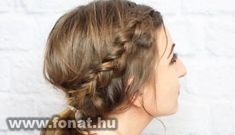 hajfonás, divatos haj, copf fonás, fodrászat, fonat, copf