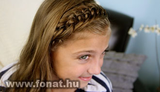 hajviselet, fonás, copf copf készítés, fodrászat, fonás, copf