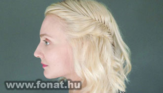 divatos fonás, copf hajfonás, befonja a hajat, fonás, copf